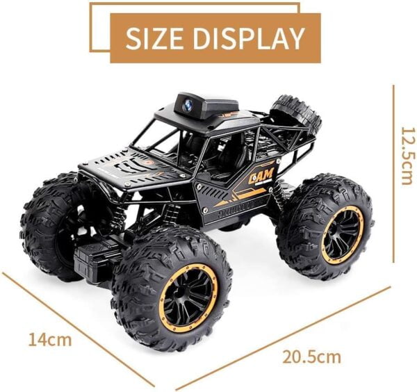 Toy Manufacturer China 1:18 2.4G Alloy Rc Car With HD 720P WIFI FPV Camera Machine On Remote Control Stunt SUV Radio Control Climbing Toys - Image 5