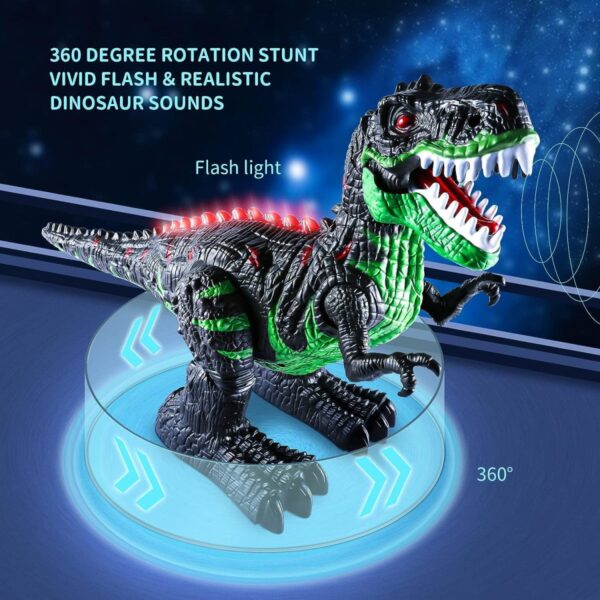 ODM Toy Manufacturer Kids Rechargeable Electric Walking T-rex Dino Remote Control Walking Led Robot Rc Dinosaur Toys - Image 2