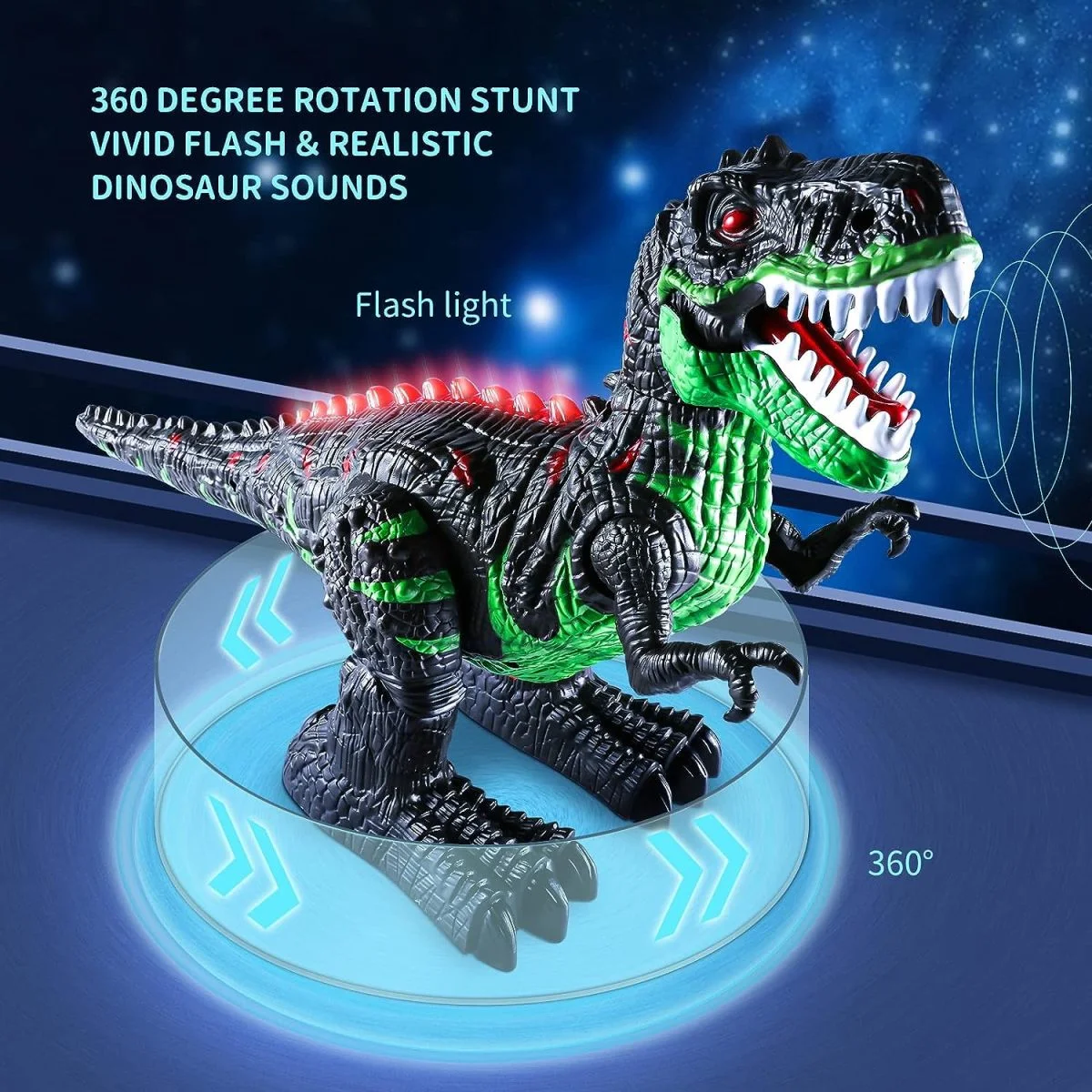 ODM Spielzeughersteller Kinder wiederaufladbare elektrische Walking T-Rex Dino Fernbedienung Walking Led Roboter Rc Dinosaurier Spielzeug - Bild 2