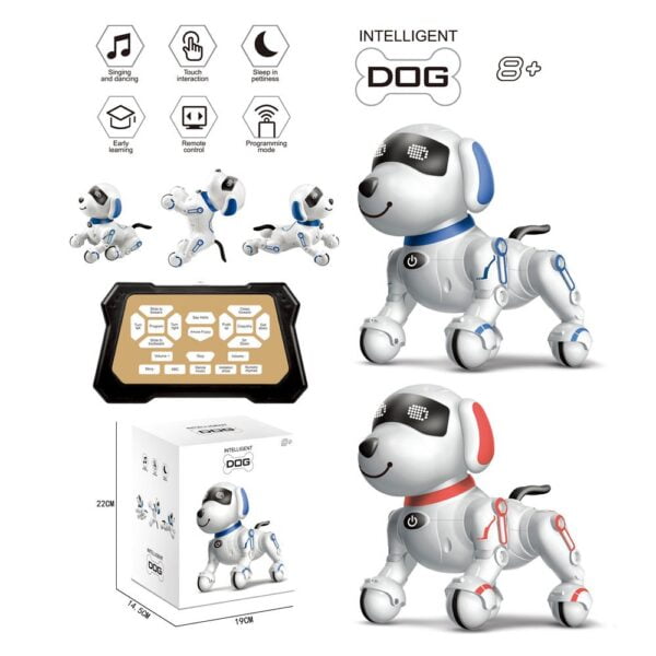 Toy Manufacturer China 2024 Remote Control Dog Toy Smart 360 Rolling-ove Smart Programmable Intelligent Walking Dancing Rc Robot Dog - Image 6