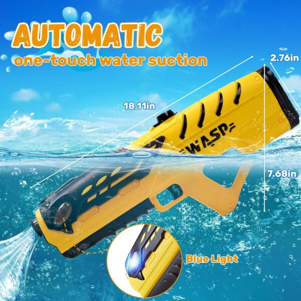 Wholesale Toy Supplier Automatic Water Squirt Guns Light Up to 39 Ft Range Automatic Electric Water Gun Toy for Adult - Изображение 2