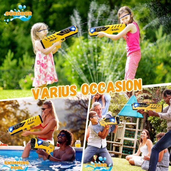 Wholesale Toy Supplier Automatic Water Squirt Guns Light Up to 39 Ft Range Automatic Electric Water Gun Toy for Adult - Изображение 5