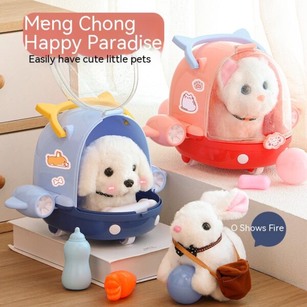 Toy Manufacturer China Custom Interactive Stuffed Animal Puppy Bunny  Cat Toys Pet Electronic Plush Toys - 영상 2