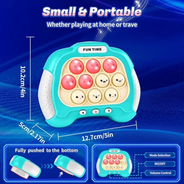 OEM Toy Manufacturer Bubble Pop Handheld Stress Relieve Quick Pop Push It Electronic Pop It Game Machine Fidget Toys for Kids - Image 4