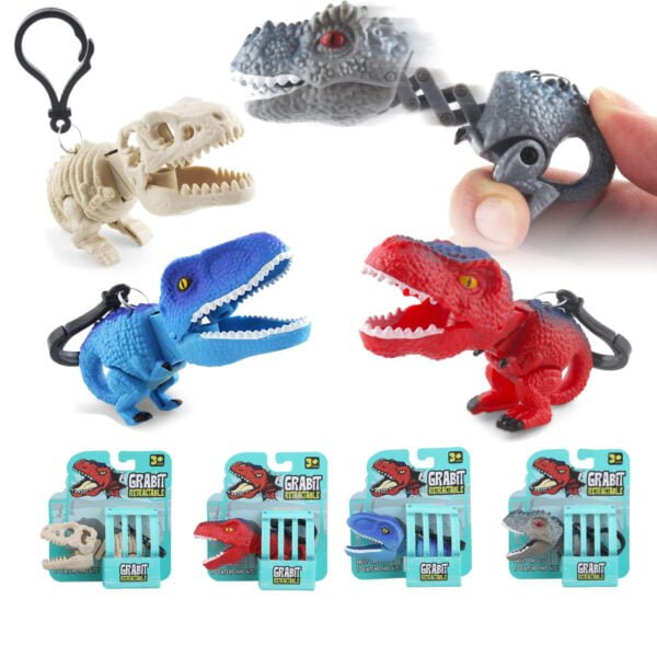 Wholesale Supplier Toy Dino Keychains Dinosaur Grabber Keychain Toy