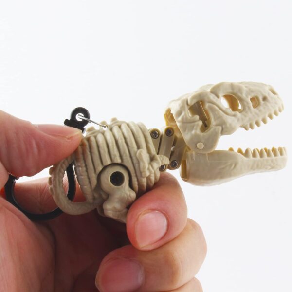 Wholesale Supplier Toy Dino Keychains Dinosaur Grabber Keychain Toy - 画像 2