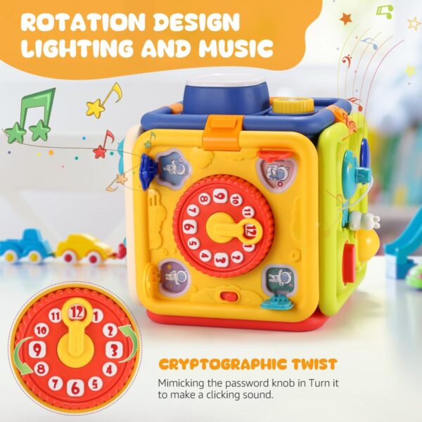 Bulk Pricing Toys 6 in 1 Multifunction Kids Early Educational Montessori Sensory Learning Toys Baby Activity Cubes - Image 4