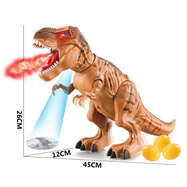 Toy Distributor China New Arrival Large Realistic Robot Electric Spray T Rex Dinosaur Toy with Light and Music and Projection - Image 3