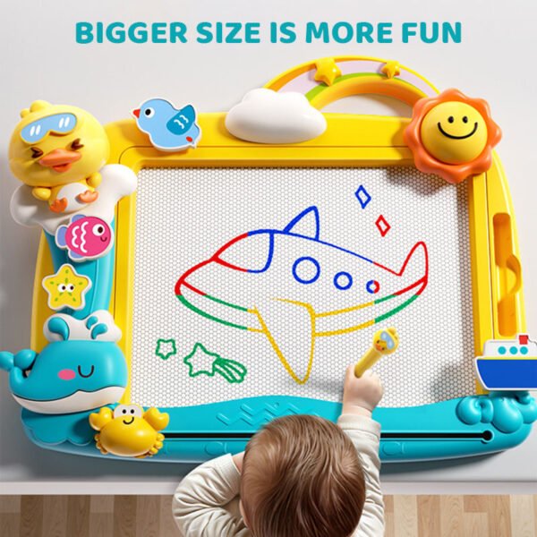 OEM Toys China Plastic Magnetic Erasable Writing Board Children DIY Painting Doodle Drawing Boards Toys For Kids - Image 2