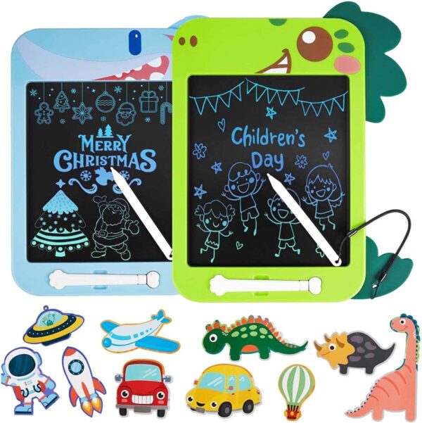 Educational Toys Manufacturer Kids educational painting toys cartoon shark tablet lcd electronic drawing board writing tablet - Image 2