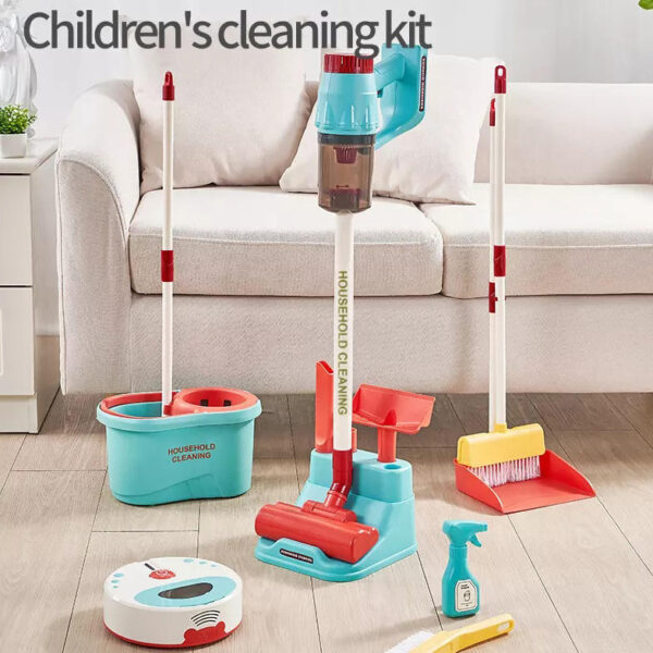 Competitive Toy Pricing Girl Toys Detachable Kids Cleaning Toy Set Pretend Play Housekeeping Kit Stem Really Clean Toys - 영상 2