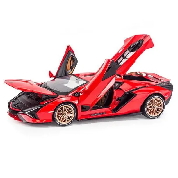 Proveedor de juguetes de alta calidad Garantía de juguetes Personalización Vehículos Lambor Toy 1:18 Coche modelo fundido a presión de metal de aleación