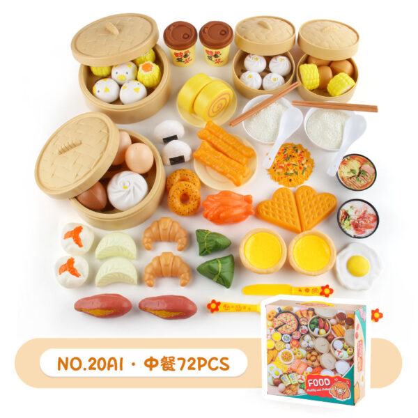 Bulk Toy Orders Girl Toy Plastic Children New Design Simulation Kitchen Mini Plastic Emulational Dessert Toy Kitchen Toy - 영상 5