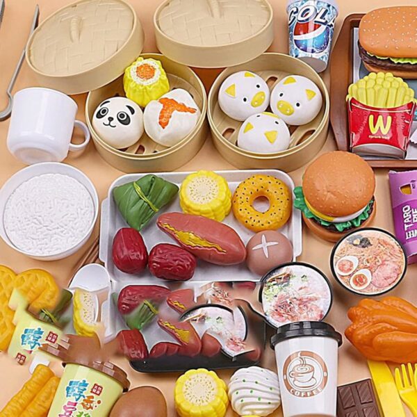 Bulk Toy Orders Girl Toy Plastic Children New Design Simulation Kitchen Mini Plastic Emulational Dessert Toy Kitchen Toy - 영상 6