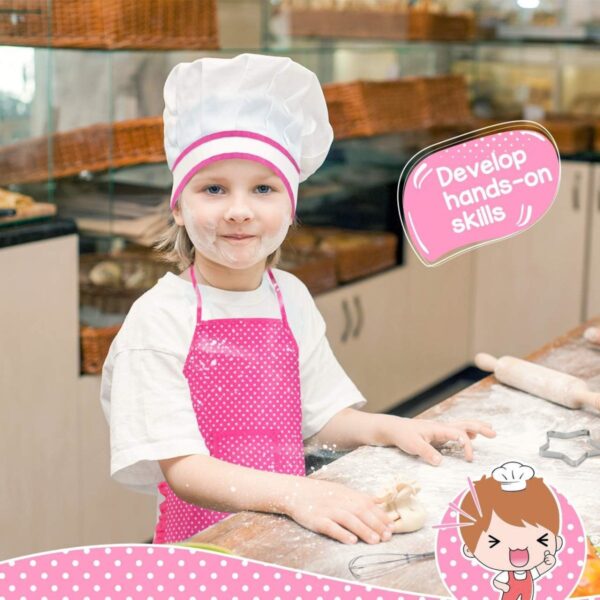 Large Volume Toy Orders 11 Pieces Baby Children Coton Apron Kitchen Cake Baking Cooking Tools Kitchen Toys - 영상 5