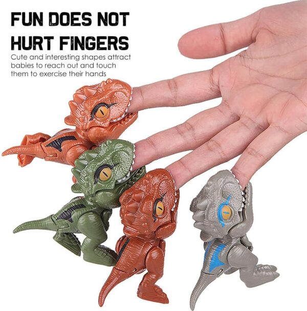 ODM Toy Manufacturer Fidget Toys Finger Biting Tyrannosaurus Rex Dinosaur Toy Finger Biting Dinosaur Toy - Image 2