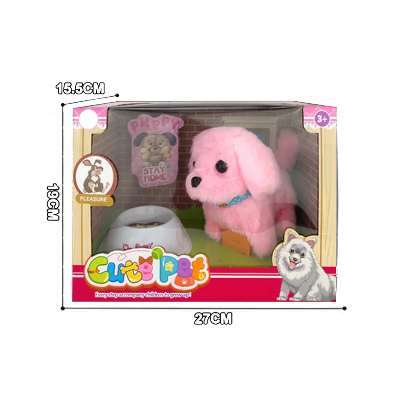 Wholesale Lovely Musical Puppy Dog Plush Doll Toys Size