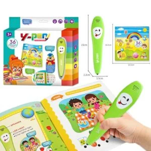 Wholesale Toy Supplier Talking Toy English Logic Judgment Sound Reading Y-pen Kids Smart Digital Talking Pen Learning Machine for Kids