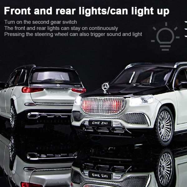 Toy Wholesaler China 1/24 Scale Diecast Cars Maybach GLS600 Alloy Cars Toy Model As Gifts - 画像 4