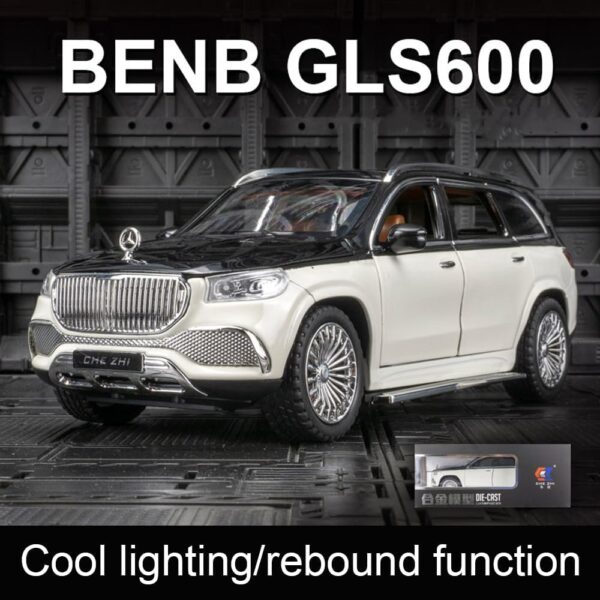 Toy Wholesaler China 1/24 Scale Diecast Cars Maybach GLS600 Alloy Cars Toy Model As Gifts - 画像 6