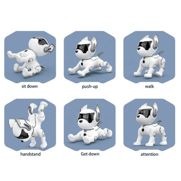 Custom Toy Manufacturer Shantou Chenghai Interactive Programmable Smart Rc Robot Dog Toy Educational Remote Control Dog Robot - Image 3