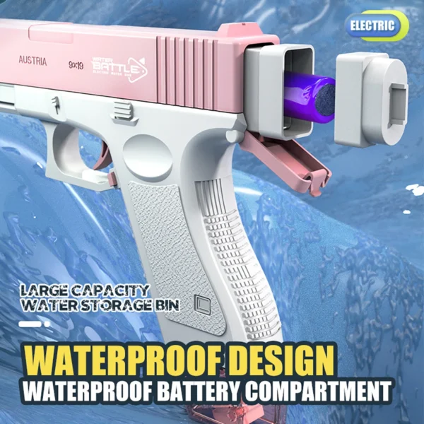 Kids Outdoor Toys Water Guns Outdoor Fully Automatic Continuous Shoot Electric Water Gun Toys - 画像 4