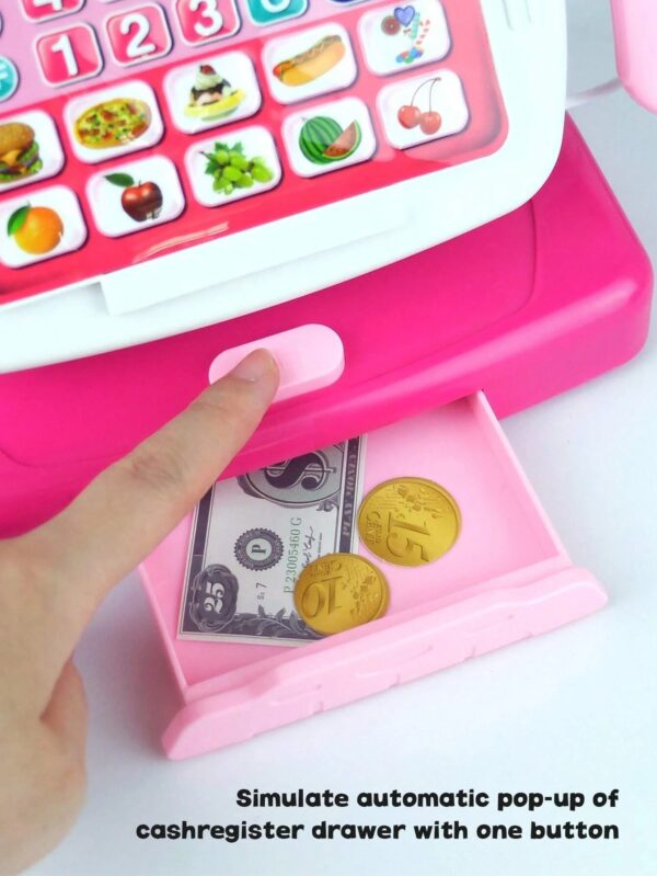 Private Label Toys Kids Supermarket Pretend Play Shopping Cash Register Toy - Изображение 5