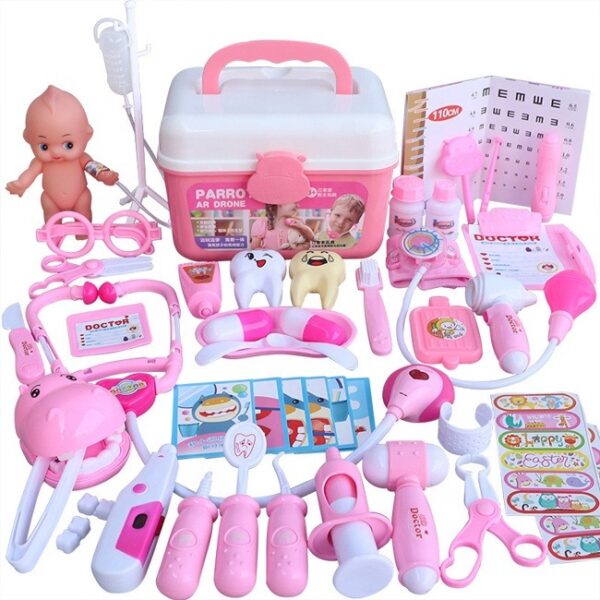 China Toy Factory 39Pcs Kids Pretend Play Educational Play Doctor Set Dental Toys for Kid