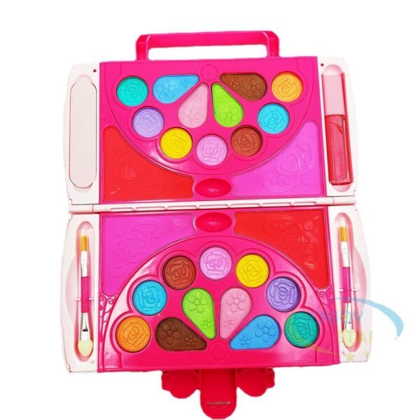 Girl Toys Children's Beauty Fashion Play Girls DIY Make Up Game Kit Case Kids Cosmetics Kids Makeup Set - 画像 5