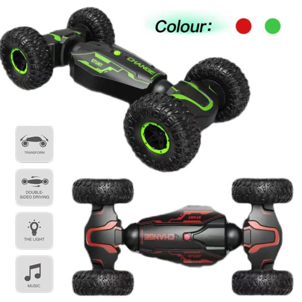 Toy Distributor China 2.4G Double Side Roll Remote Control Race Defend Extreme Vehicle Climbing Toy Rc Auto Steer Wheel Twisting Stunt Rc Car - Изображение 4