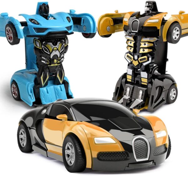 Wholesale Children Toy Cars Transformed Friction Car Deformation Robot Car Toys for Kids