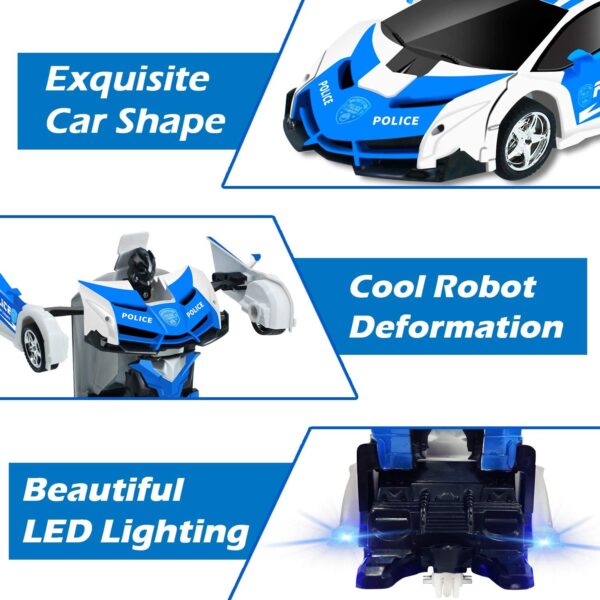 Toy Manufacturer China Toy Cars New Style Scale Terrain Model Vehicle Drift Remote Control Deformation Rc Car - 画像 4