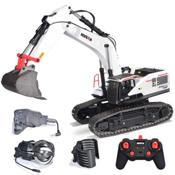 Toy Supplier China 1:14 Remote Control Model Full Metal Hydraulic Set Huina 1594 Rc Excavator Toy - Image 2