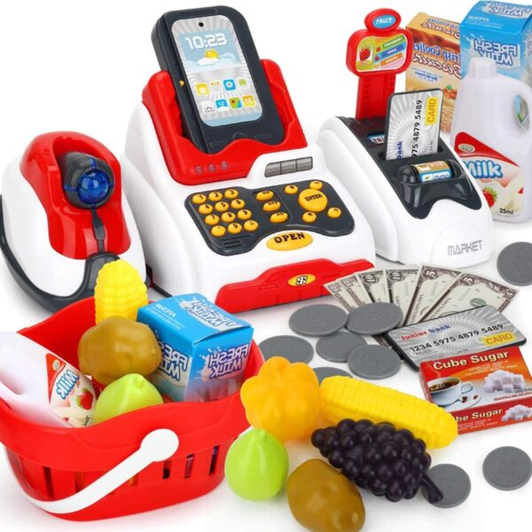 Wholesale Pretend Play Money Supermarket Interactive Play Cash Register Toy