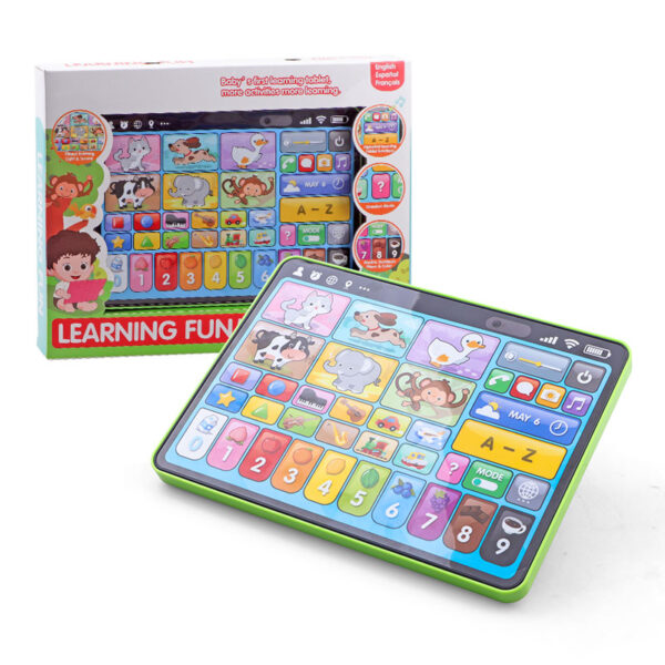 Montessori Baby Children's Learning Tablet Children's Learning Machine Supports English Spanish French Read Music