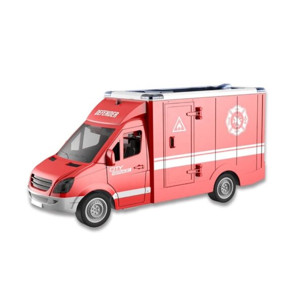 Hot Sale Kid 1:16 Inertial Friction Toy Ambulance Sound Medical Ambulance Rescue Vehicle Toys - Изображение 4