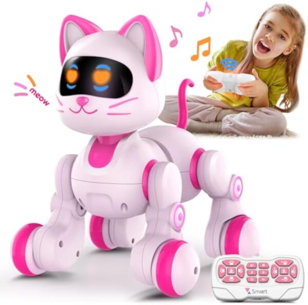 Kids Educational Rechargeable Electric Dancing Interactive Programable Intelligent Remote Control Robot Cat