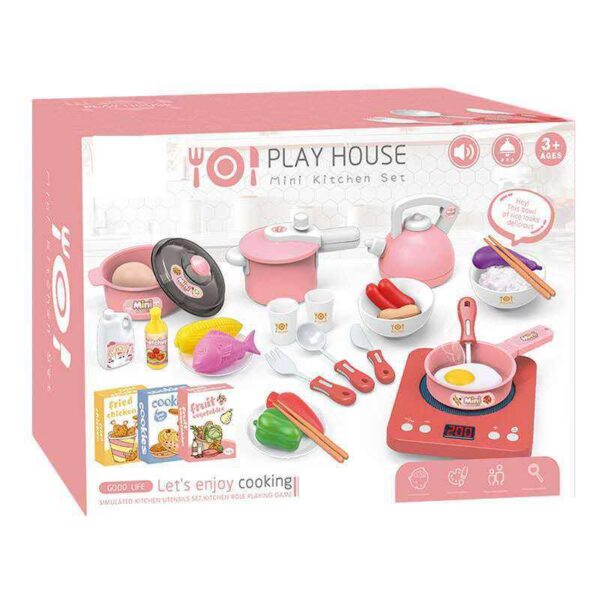 Best Selling Preschool Toy Pretend Play Simulation Cooking Children Kitchen Toys for Girls