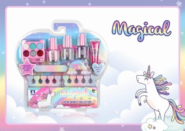 Wholesale Girl Toys Pretend Play Non-toxic Nail Art Set Kids Real Makeup Kit - 图片 5