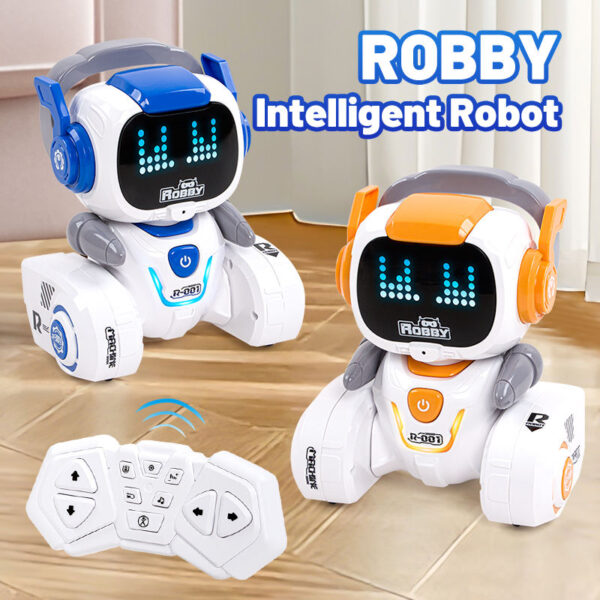 Chinese Manufactur Toys Robots Technology Intelligent Educational Cartoon Toy Programmable LED lights Small RC Robot - Image 2