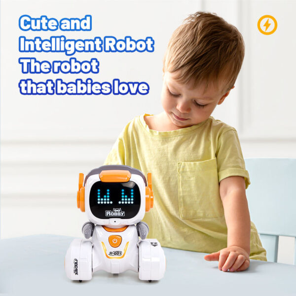 Chinese Manufactur Toys Robots Technology Intelligent Educational Cartoon Toy Programmable LED lights Small RC Robot - Image 3