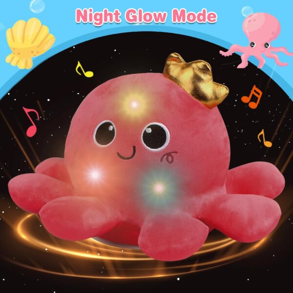 Pulpos Juguetes Toddler Octopus Plush Crawling Octopus Toy with Music Led Lights - 영상 2