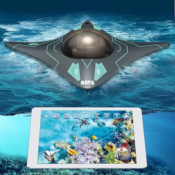 Outdoor Toy Wifi APP Control High Speed Remote Control Rc Boat Ship with Underwater Waterproof Camera - 画像 3