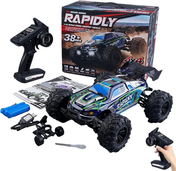 1/16 Brushless 2.4ghz 80 Remote Control Monster Truck Rock Crawler 4x4 High Speed Off Road Rc Car For Adults