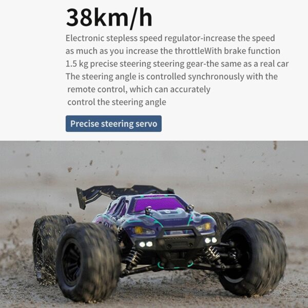 1/16 Brushless 2.4ghz 80 Remote Control Monster Truck Rock Crawler 4x4 High Speed Off Road Rc Car For Adults - Image 4