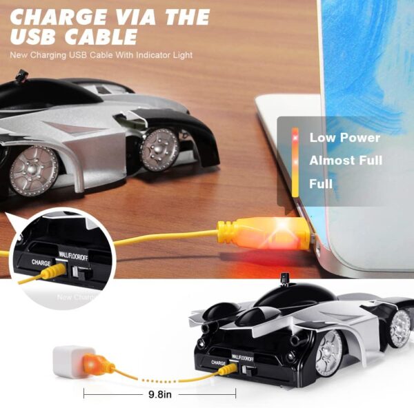 Anti Gravity Race Car Zero Gravity Car Remote Control Wall Climbing Sprint Rc Car Toys for Boy - Image 3