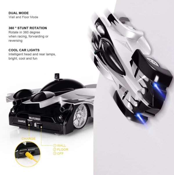 Anti Gravity Race Car Zero Gravity Car Remote Control Wall Climbing Sprint Rc Car Toys for Boy - Image 4