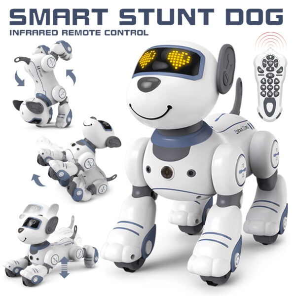 New Arrival RC Music Sounds Follow Stunt Pet Dog Electric Remote Control Intelligent Voice Dialogue Smart Robot Dog Toys - Image 2