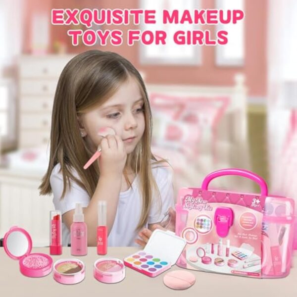 Eco-friendly High Quality Kids Washable Makeup Girl Toys Children Cosmetic Toys Make Up Set - Image 2