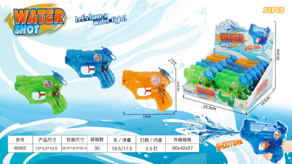 Wholesale Kids Outdoor Toy Summer Outdoor Transparent Plastic Customized Logo Handheld Toy Water Gun - Imagen 5